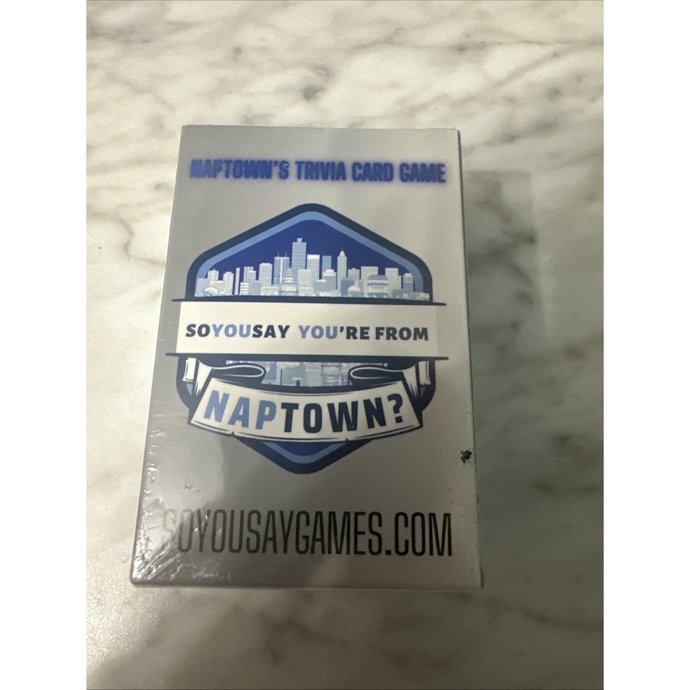 So You Say You‎ From Naptown? Lingo Streets Sports Food Culture Trivia Card Game